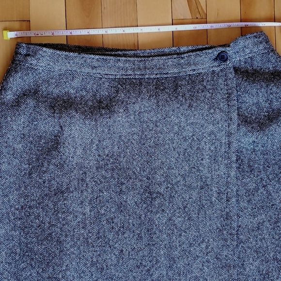 Vintage Wool Wrap Skirt - Picture 5 of 7